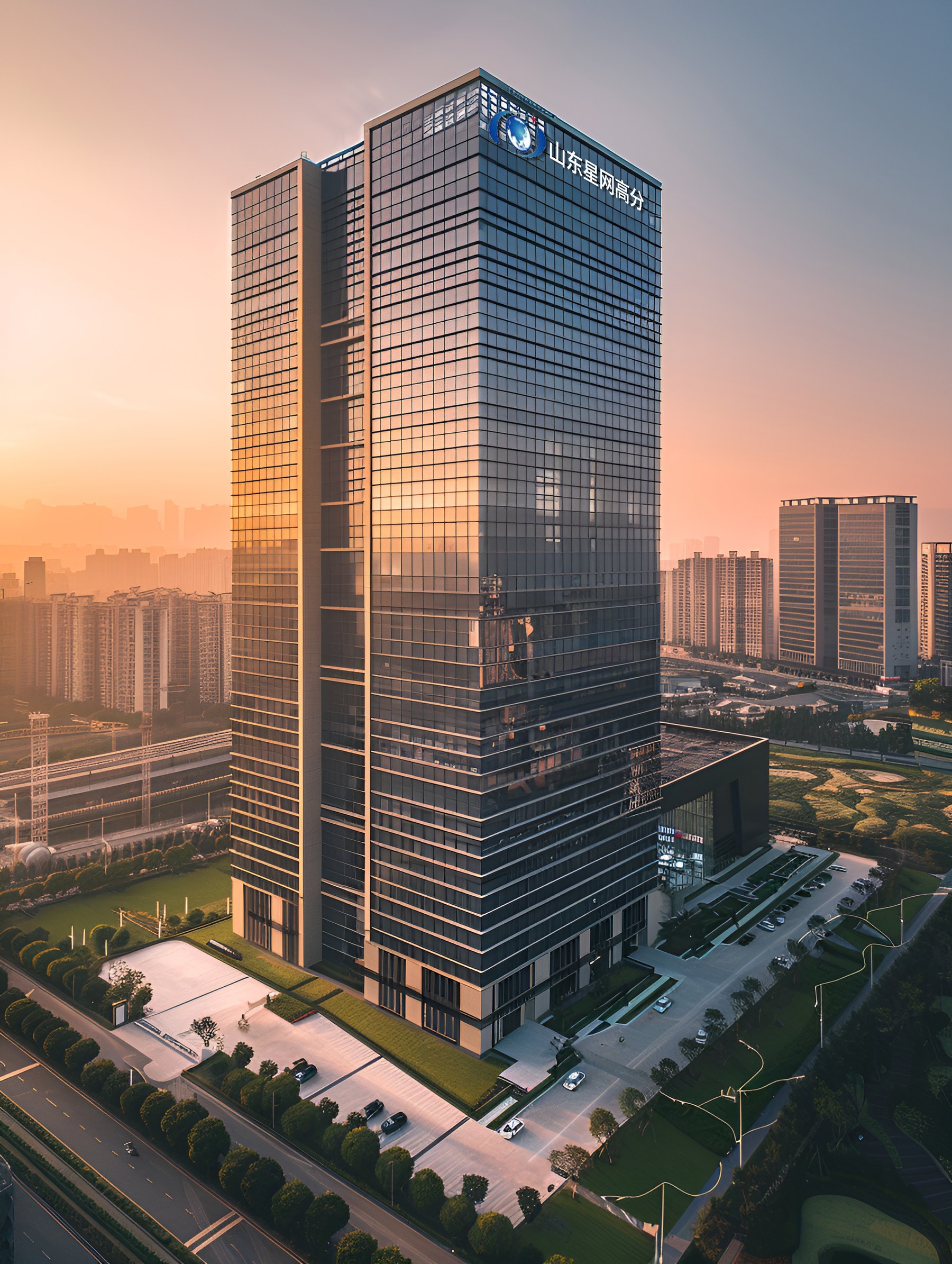 公司办公楼示意图